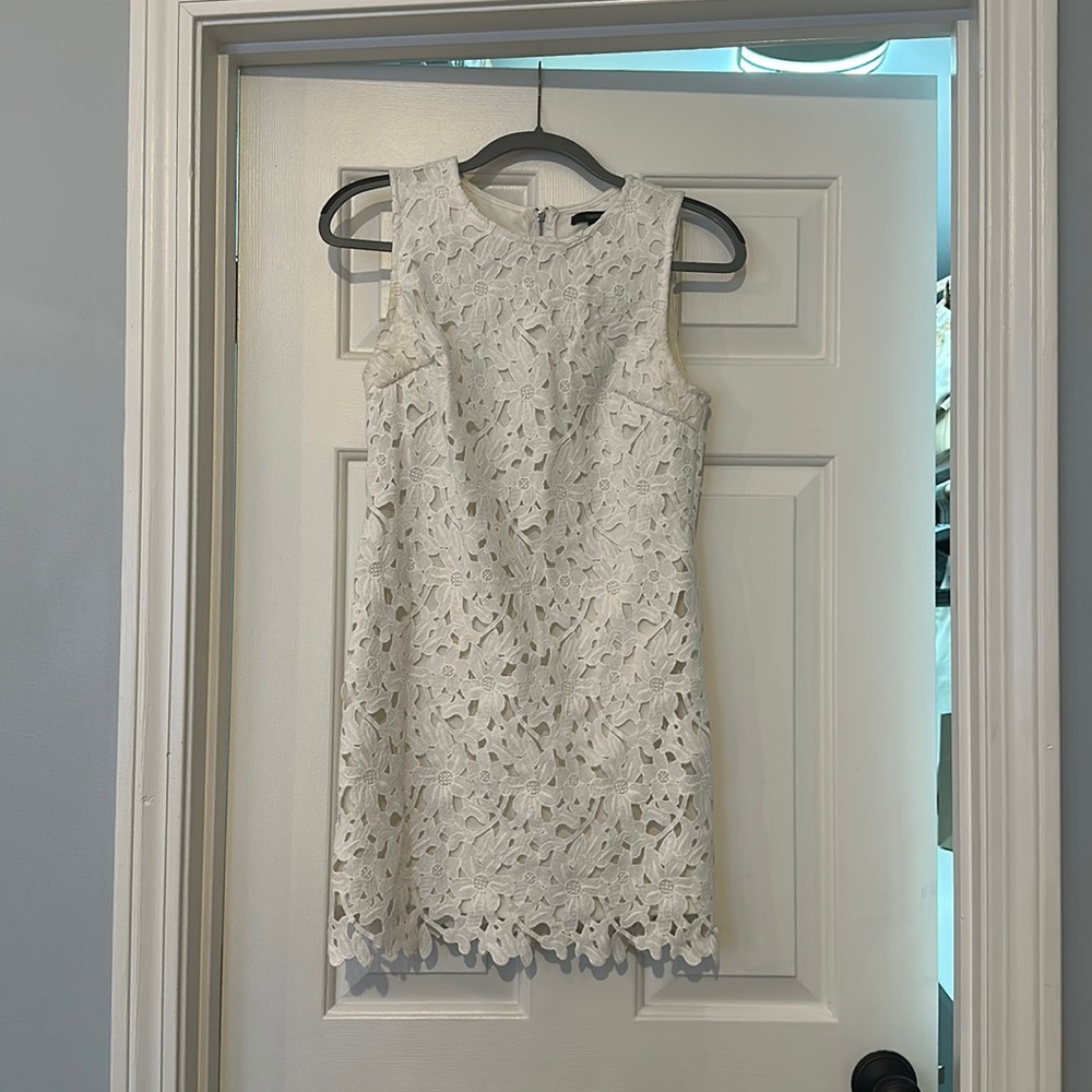 White lace dress